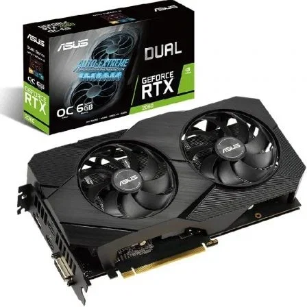 ASUS Dual GeForce RTX 2060 EVO OC Edition 6GB GDDR6 ASUS Dual GeForce RTX 2060 EVO OC Edition 6GB GDDR6
